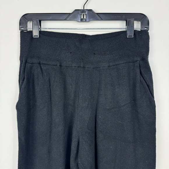 Abercrombie & Fitch Black Joggers Sweats Sweatpants Loungewear Comfy Ribbed - Picture 3 of 4